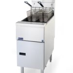 PITCO SINGLE TANK MANUAL GAS FRYER ( 3 Burner, Solstice Buurner )