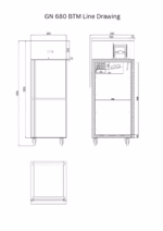 Trufrost GN Series SS304 Reach-In Refrigerator - Image 4