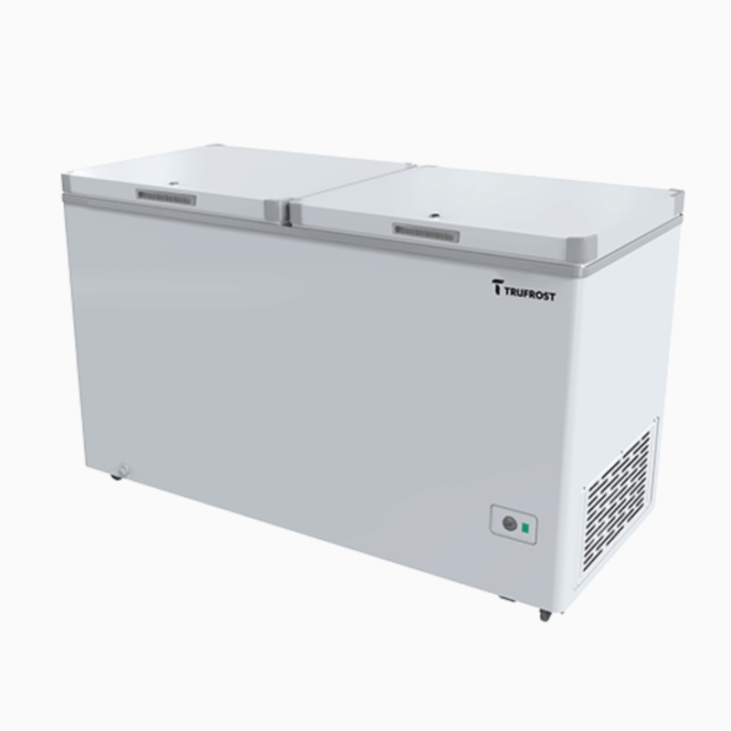 trufrost dual temperature freezer 400 dt side view