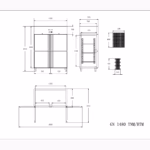 trufrost-reach-in-freezer-gn-1480-tnm-btm-line-drawing