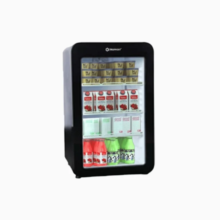 Trufrost VC 77 Slim Italia black visi cooler front view.