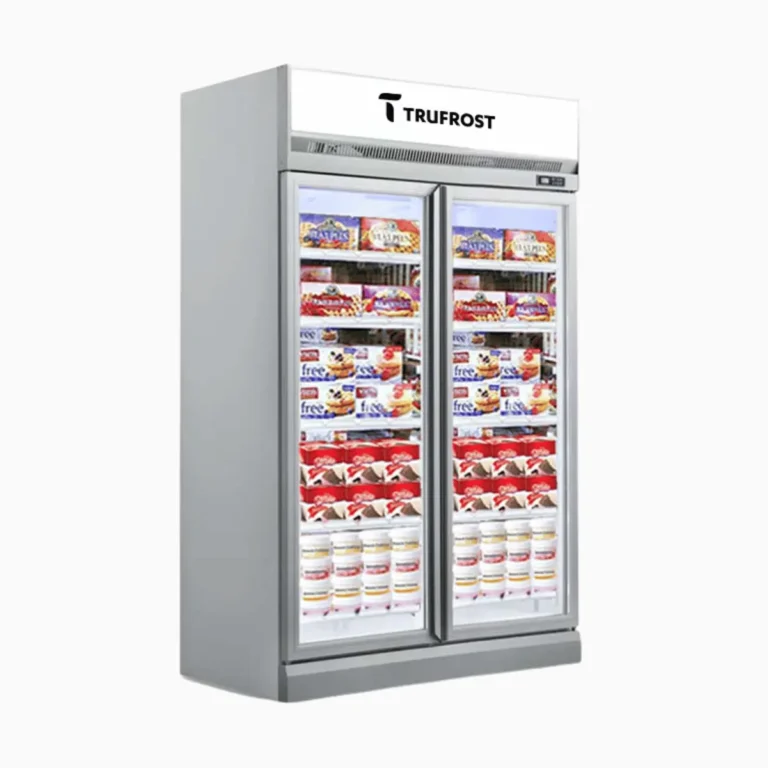 trufrost upright visi freezer side view vc 1250 premia