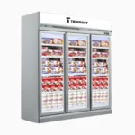 trufrost upright visi freezer side view vc 1800 premia