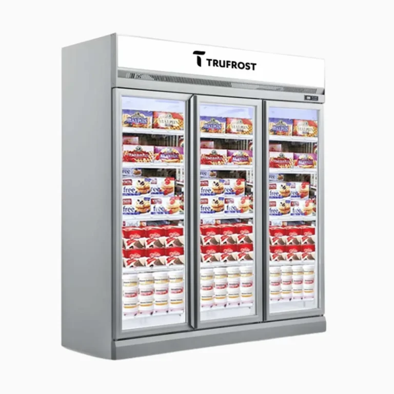 trufrost upright visi freezer side view vc 1800 premia