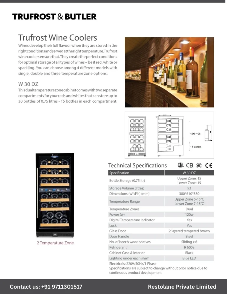 wine chiller flyer